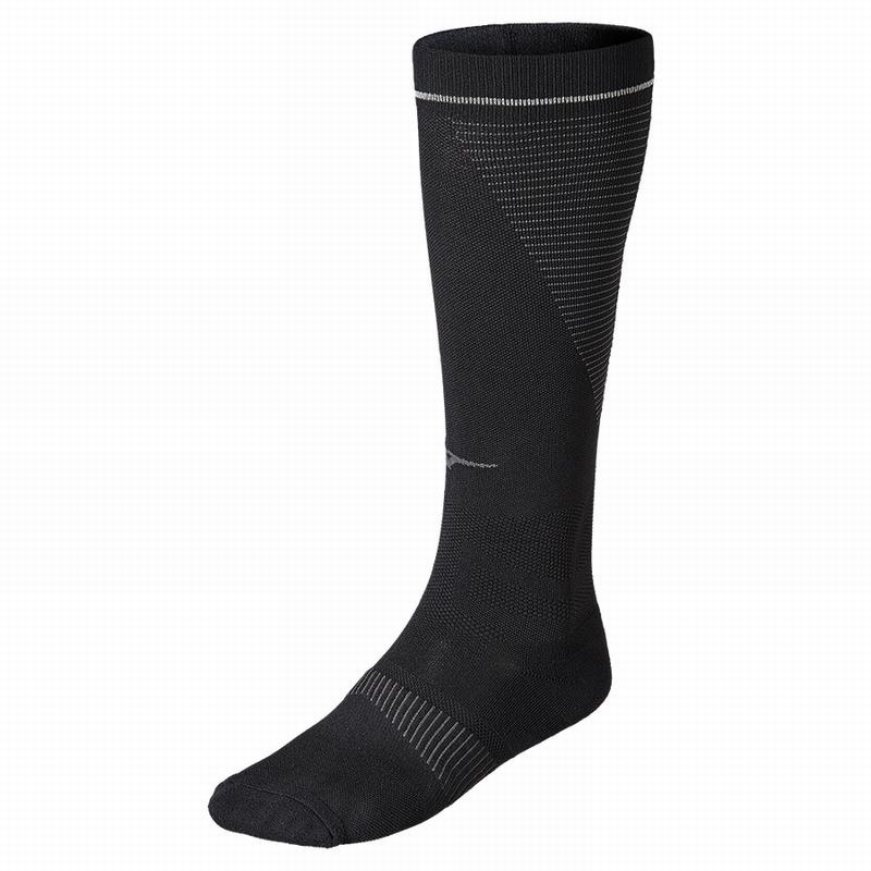 Skarpetki Damskie Mizuno Compression Czarne | Polska M4760VT