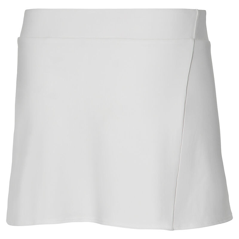 Spódnice Damskie Mizuno Flex Skort Białe | Polska M5206DX