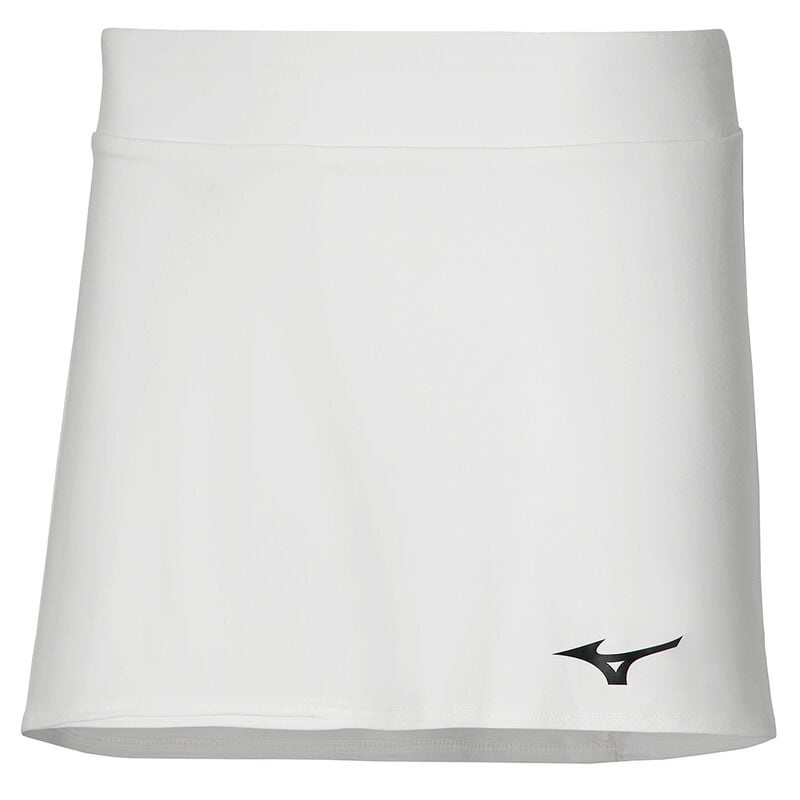 Spódnice Damskie Mizuno Flex Skort Białe | Polska M5206DX