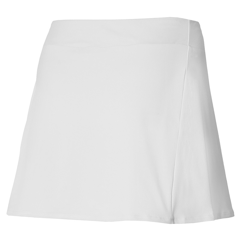 Spódnice Damskie Mizuno Flex Skort Białe | Polska M9801GF