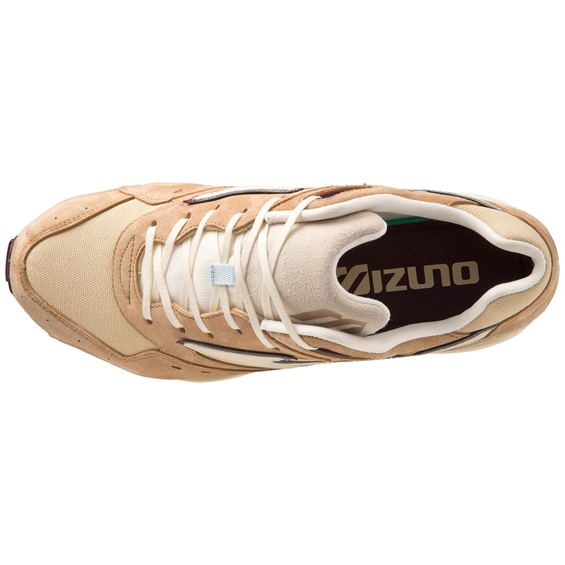 Trampki Damskie Mizuno Contender Premium Brązowe | Polska M9124FE